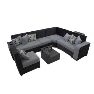 JGO DE SALA DP MINI LINEAL BAR ESQ 2SILLAS MESA CENTRO