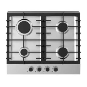 ENCIMERA HOME EN-1010 4Q NEGRO AC INOX